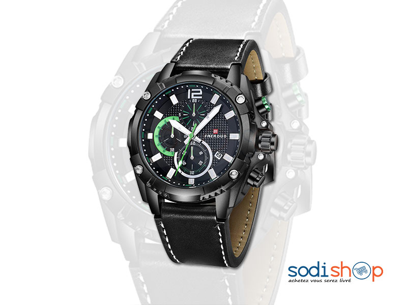 FAERDUO, Montre de Luxe F8213M Pour les Hommes à la Mode - Style Unique et décontractés - SODI00 – Image 2