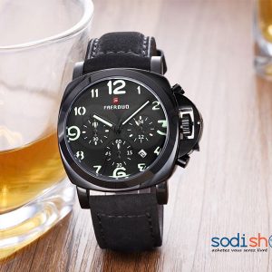 FAERDUO 8203 Montre Hommes Ceinture en Acier De Luxe - Couleur Noir - SODI00