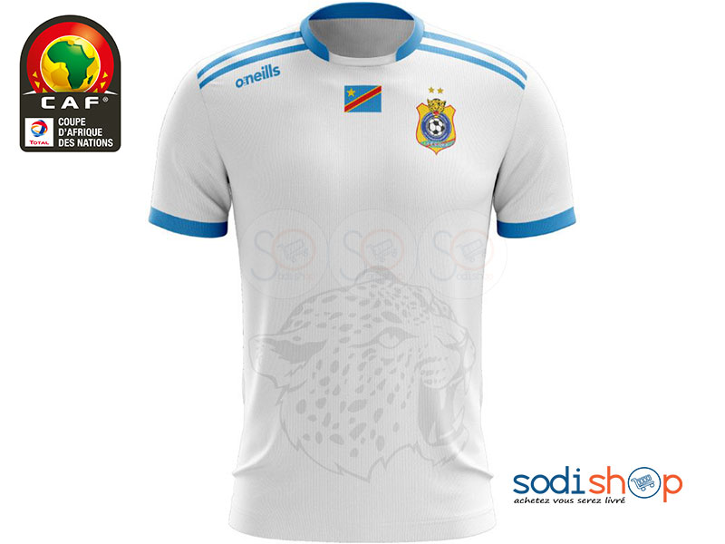 Maillot Des Léopards Equipe Nationale du Congo RDC- Maillot CAN 2019 – Image 2