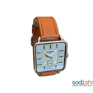 Montre Hermès Paris Pour Homme Couleur Orange DI0026