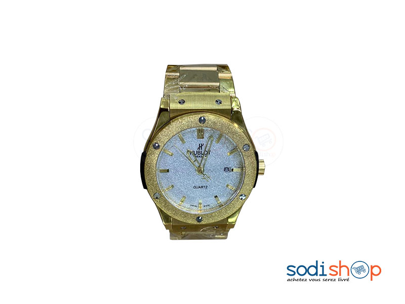 Montre Hublot Pour Homme Couleur Dorée DI0026
