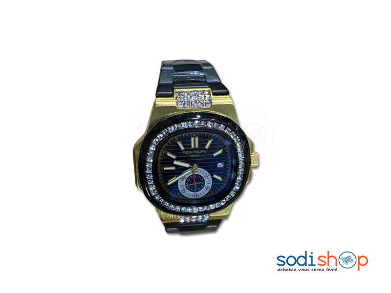 Montre Patek Philippe Pour Homme Couleur Noir/ Doré DI0026