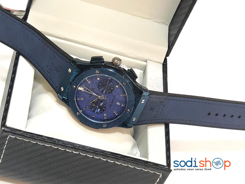 Montre Hublot Couleur Bleue Pour Homme SODI00