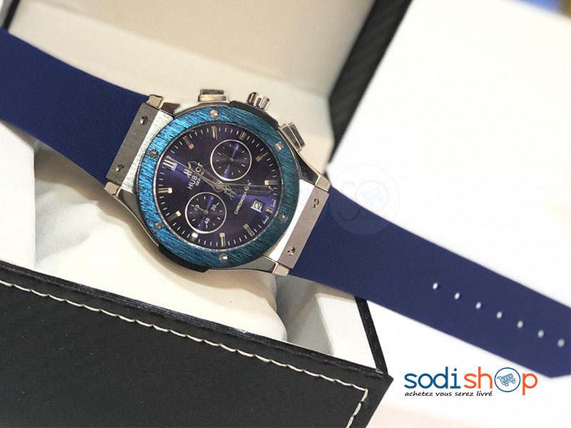 Montre Hublot Couleur Bleue Pour Homme SODI00