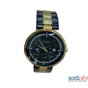 Montre RADO Jubile Pour Femme Couleur Noir Jaune Or DI0026