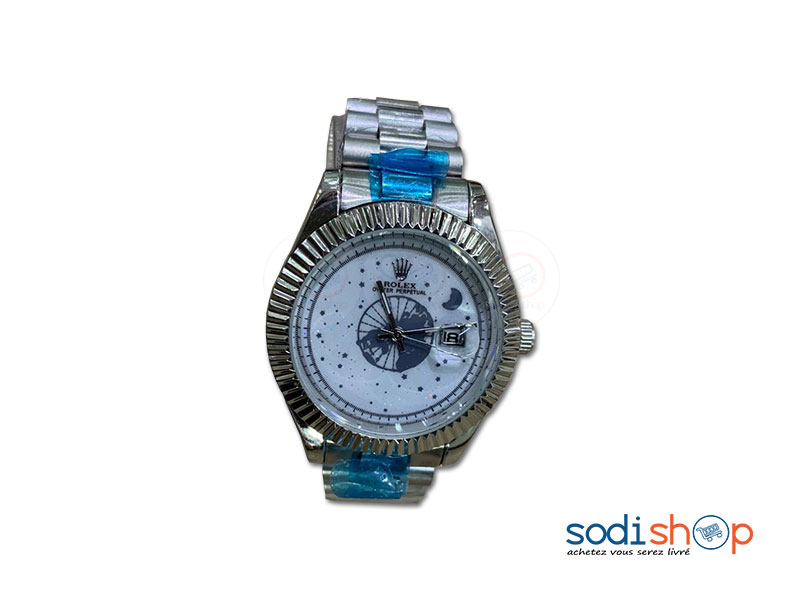 Montre Rolex Pour Homme Couleur Argent DI0026