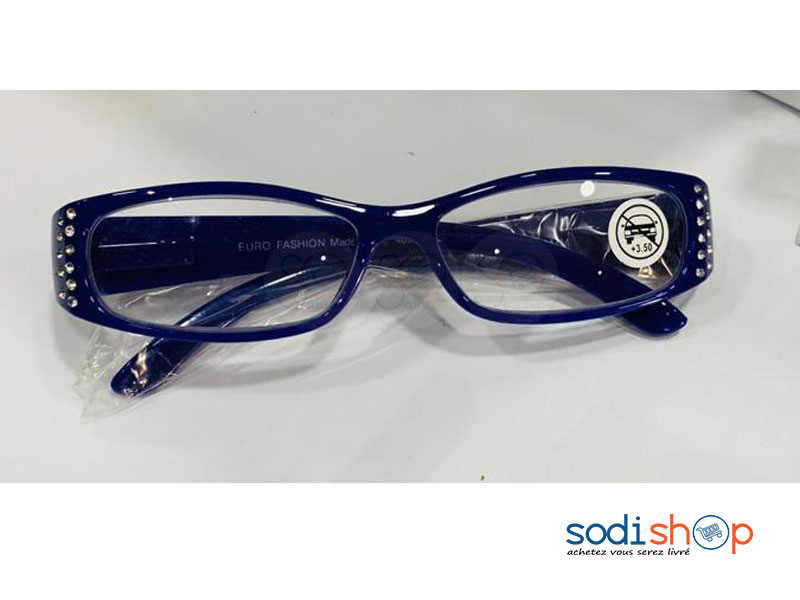 Monture de Lunette Correcteur Forme Rectangle Marque Euro-Fashion DI0026
