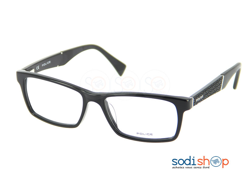 Monture de Lunette Correcteur Forme Rectangle Marque Police DI0026