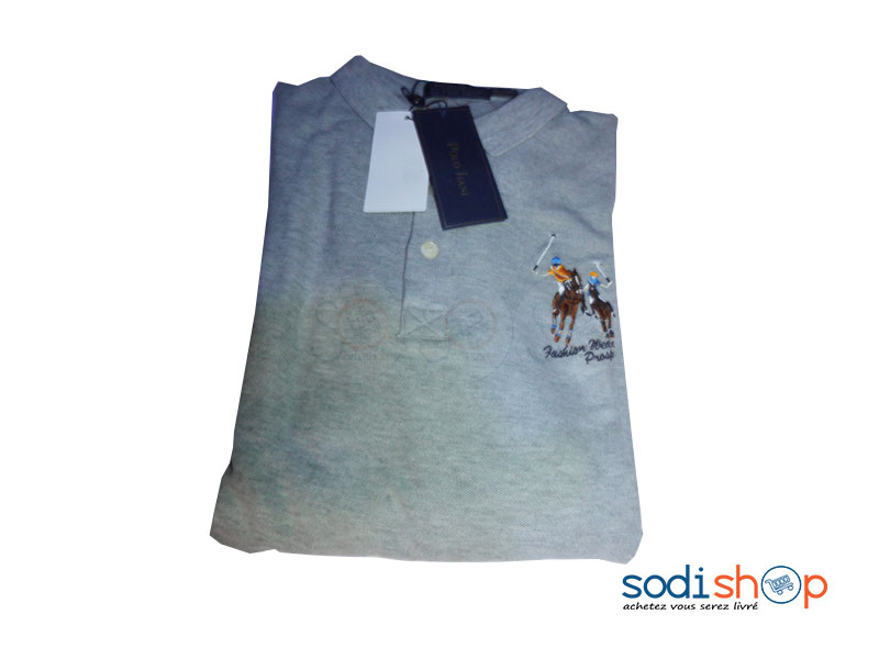 Chemise en Polo Jiani Pour Homme Couleur Grise DC0065