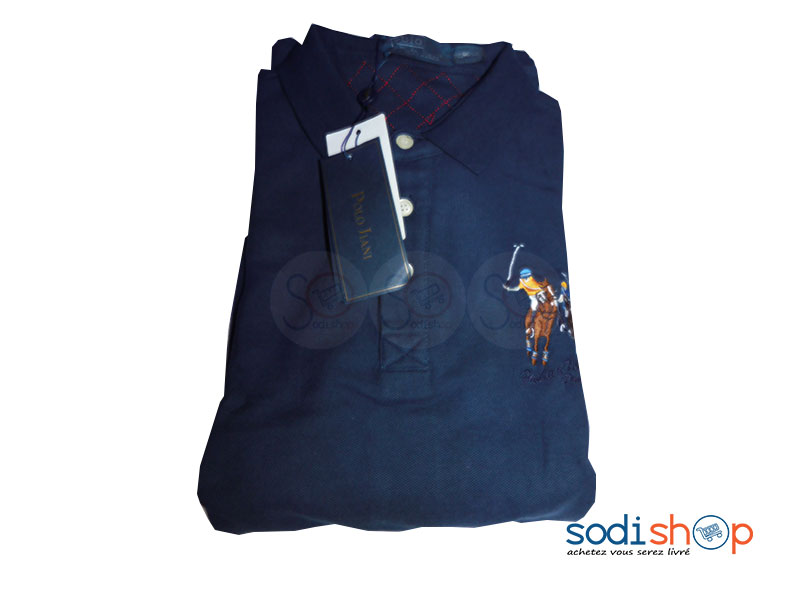 Chemise en Polo Jiani Pour Homme Couleur Bleue Marine DC0065