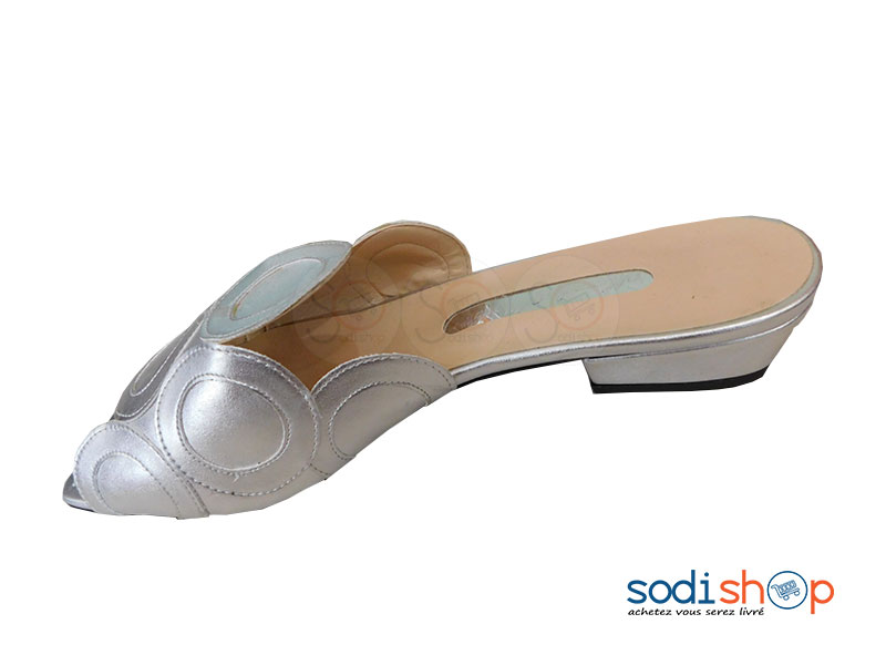 Sandale à Talon Pour Femme Couleur Grise SC0067