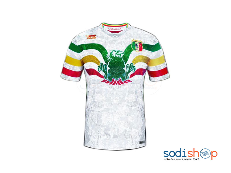 Maillot Original de l’équipe Nationale du Mali de Football 2019 avec brillant