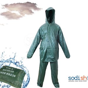 Tunique Imperméable Contre Pluie Couleur Verte
