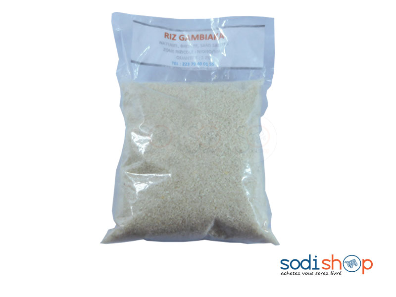 Alimentation Riz Blanc Gambiaka Long Traiter 1Kg