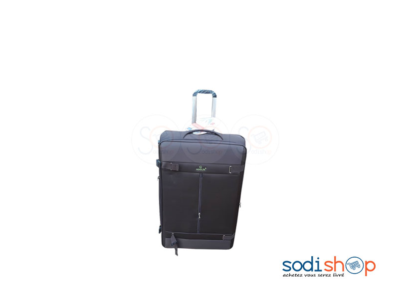 Valise à Roulette Double Trolley Couleur Marron Petit BG0053