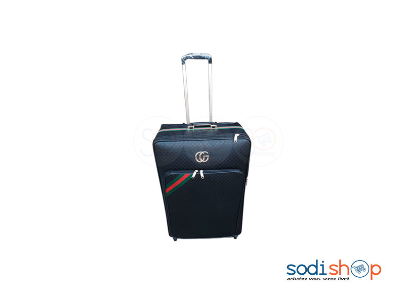 Valise à Roulette Double Trolley Design GUCCI Noir Petit BG0053