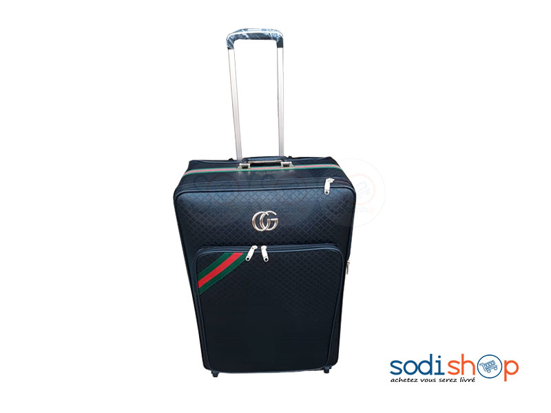 Valise à Roulette Double Trolley Design GUCCI Noir Grand BG0053