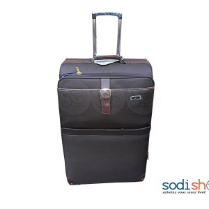 Valise Cabine avec Roulettes et Poignée de Traction - Couleur Marron, Grand Modèle BG0053