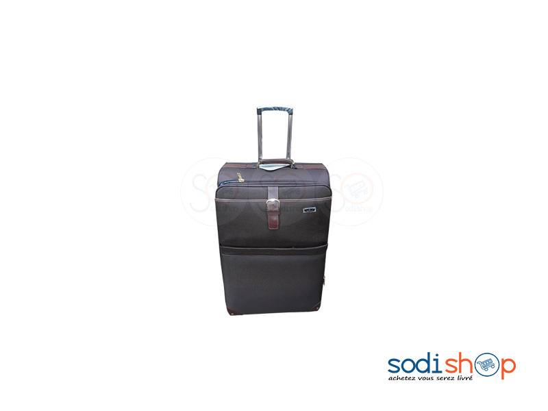 Valise Cabine avec Roulettes et Poignée de Traction - Couleur Marron, Petit Modèle BG0053