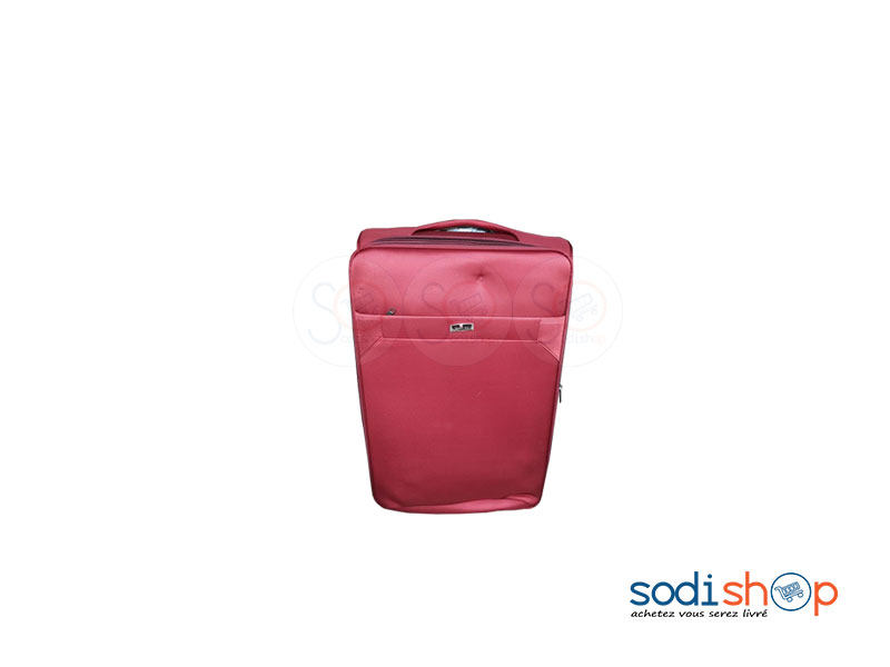 Valise Cabine avec Roulettes et Poignée de Traction - Couleur Rouge, Petit Modèle BG0053