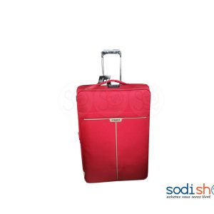 Valise Cabine avec Roulette et Poignée de Traction - Couleur Rouge-Clair, Petit Modèle BG0053