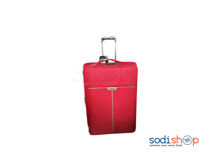 Valise Cabine avec Roulette et Poignée de Traction - Couleur Rouge-Clair, Petit Modèle BG0053