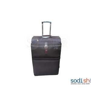 Valise Cabine avec Roulettes et Poignée de Traction - Couleur Marron, Modèle Moyen 1 BG0053