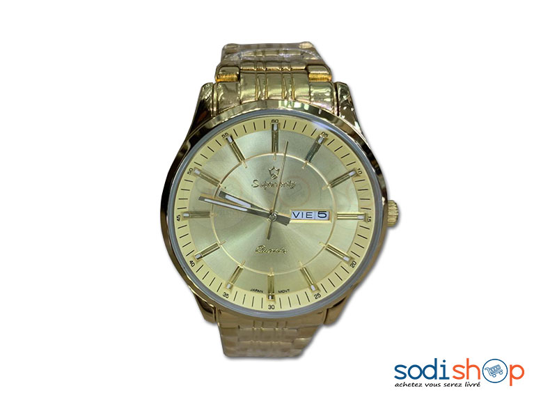 Superiority, Montre Pour Homme - Couleur Or DI0026