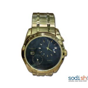 Tissot, Montre Classique Pour Homme- Couleur Or DI0026