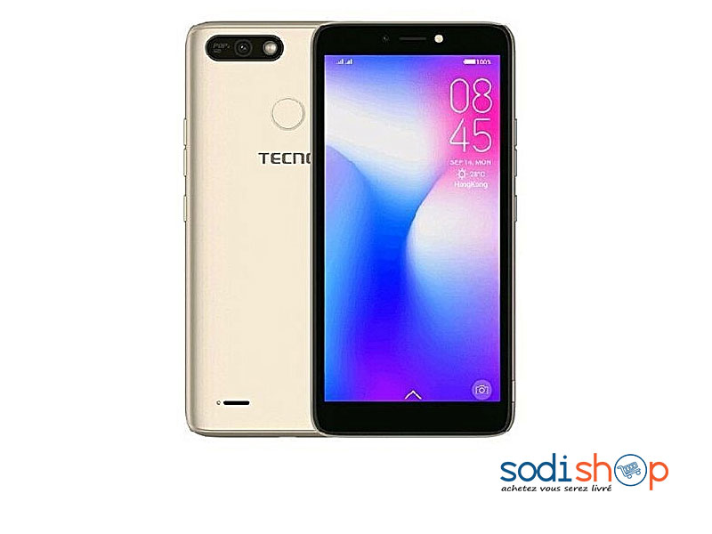 Téléphone Portable Tecno Pop 2F (B1F) Smartphone 4G, Dual SIM, 5.5 Pouces - 16 GB, 1 GB Ram KE00010