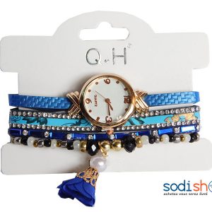 Bracelet-Montre Moderne Strass et Breloque Pour Femme SODI00