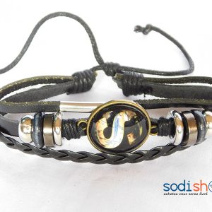 Bracelet Style Personnalisé S Unisexe Couleur Noire SODI00