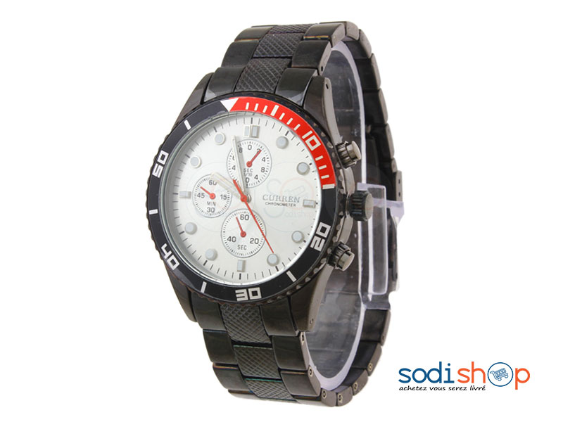 Montre à Quartz, Curren 8028, Style Classique Pour Homme, Haute Qualité en Acier SODI00 – Image 4