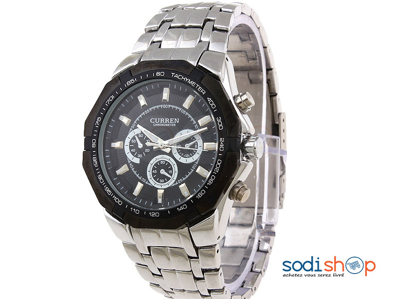 Curren 8084, Montre Elégante en Acier, Style Classique, Cadran Analogique - Pour Homme SODI00 – Image 2