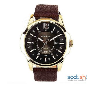 Curren 8123, Montre Classique Décontractée avec Date + Bracelet en Cuir - Pour Homme SODI00