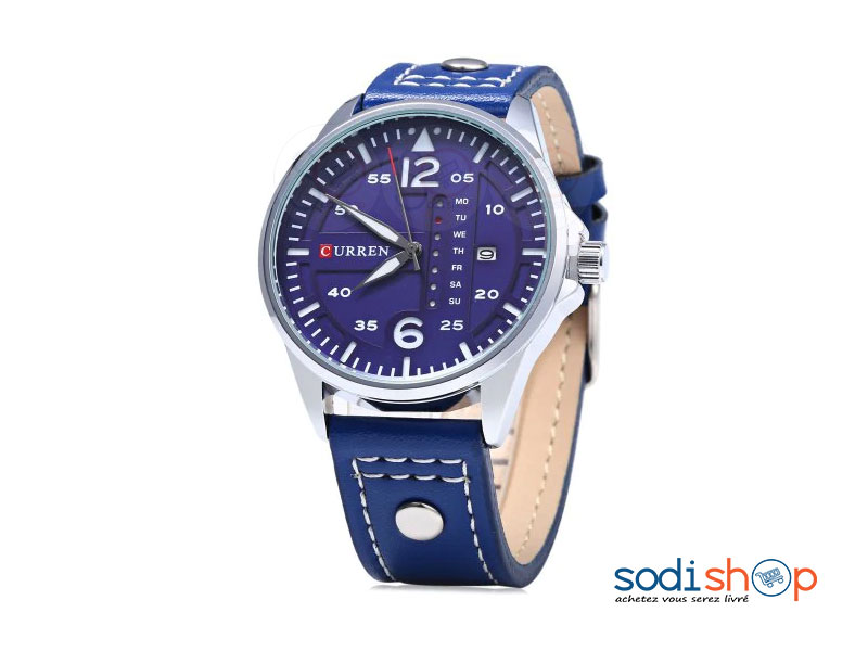 Curren M-8224, Montre Élégante en Cuir, Style Classique - Pour Homme SODI00 – Image 5