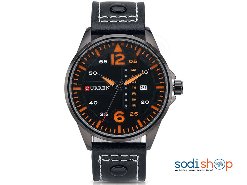Curren M-8224, Montre Élégante en Cuir, Style Classique - Pour Homme SODI00 – Image 7