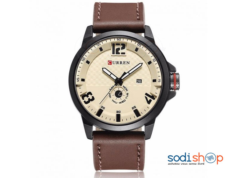 Curren M-8253, Montre Décontractée Pour Homme, Style Classique Élégant SODI00 – Image 5