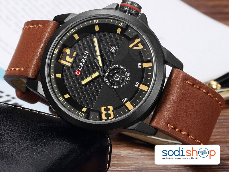 Curren M-8253, Montre Décontractée Pour Homme, Style Classique Élégant SODI00 – Image 4
