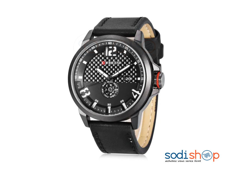 Curren M-8253, Montre Décontractée Pour Homme, Style Classique Élégant SODI00