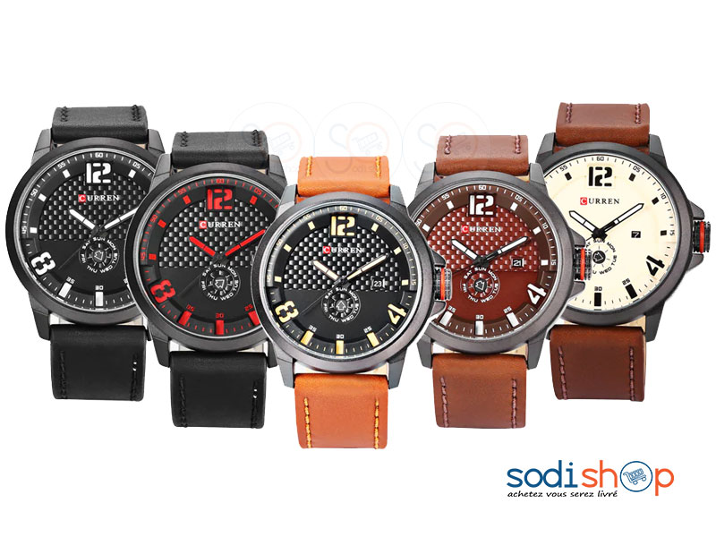 Curren M-8253, Montre Décontractée Pour Homme, Style Classique Élégant SODI00 – Image 2