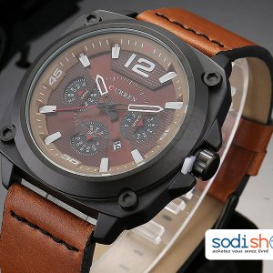 Montre à Quartz Curren 8260 Style Classique Pour Homme d’Affaires, Haute Qualité en Cuir DIA00169