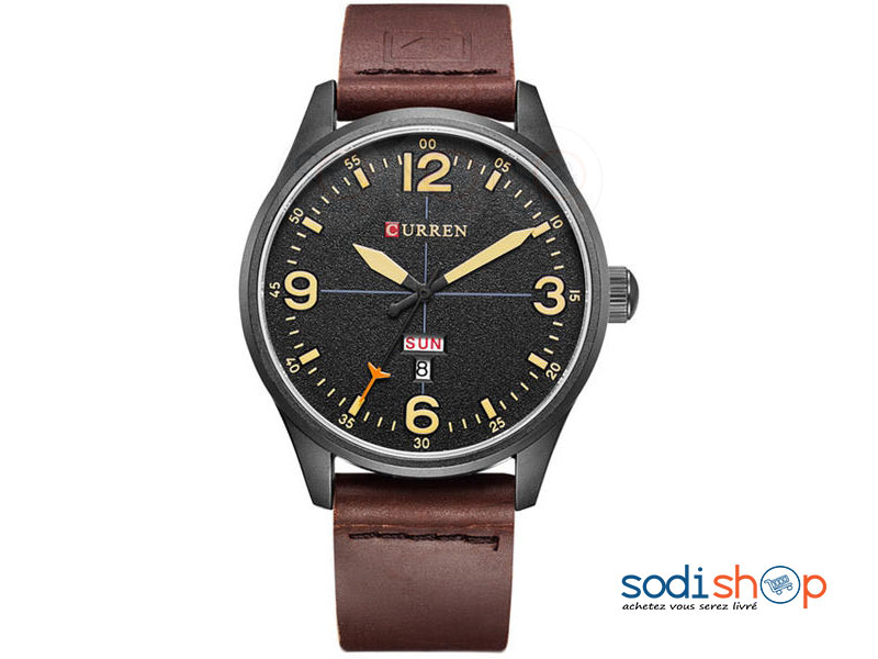 Montre Curren 8265, Conception Luxueuse, Cadran Analogique avec Date - Pour Homme SODI00 – Image 4