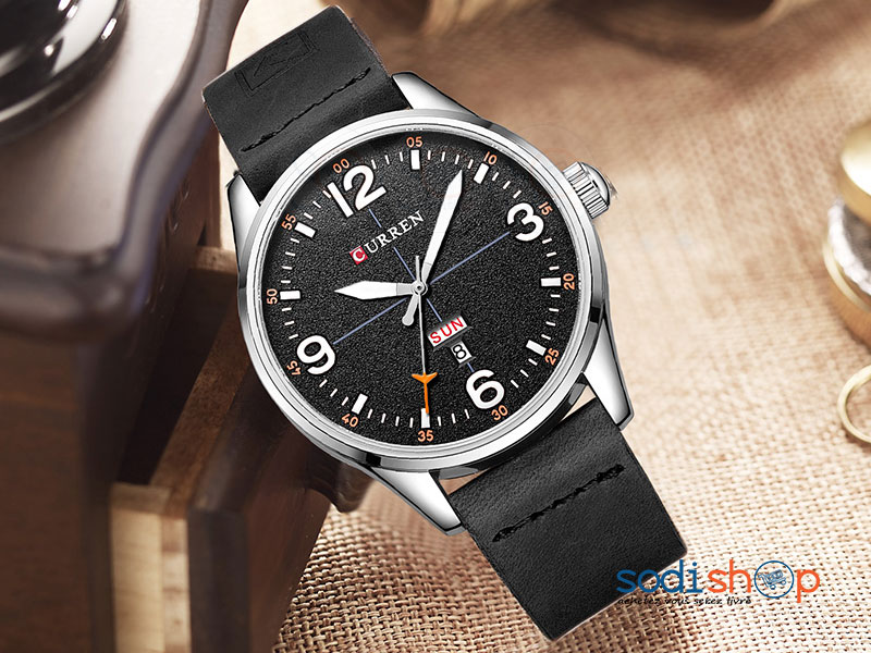 Montre Curren 8265, Conception Luxueuse, Cadran Analogique avec Date - Pour Homme SODI00 – Image 3