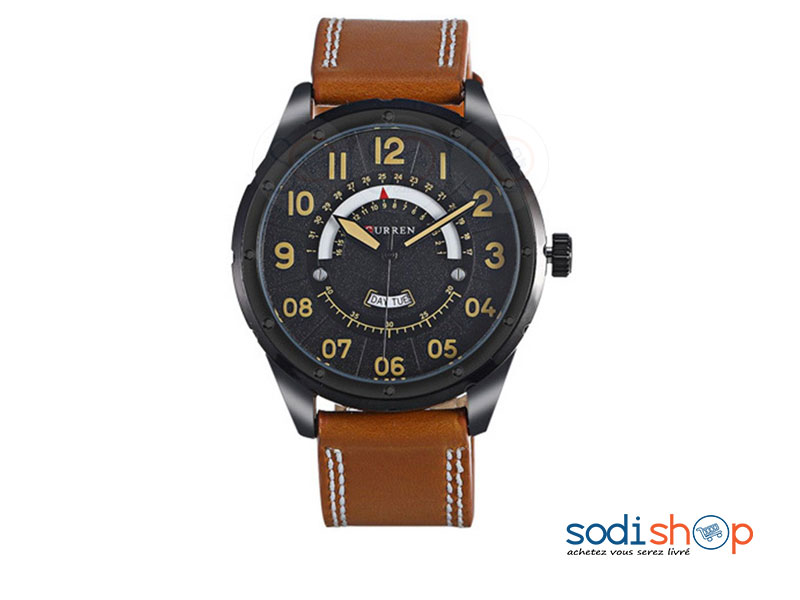 Montre Curren 8267, Conception Luxueuse, Cadran Analogique - Pour Homme SODI00 – Image 2
