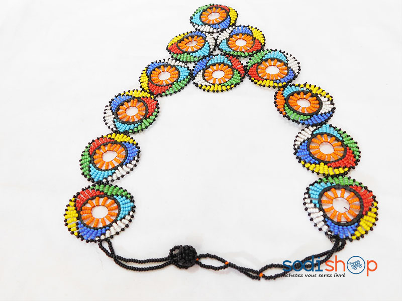 Collier en Perle Africaine Multicolore MT0077