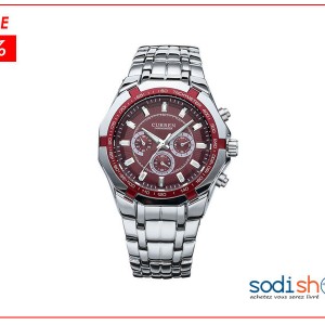 Curren 8084, Montre Elégante en Acier, Style Classique, Cadran Analogique - Pour Homme SODI00