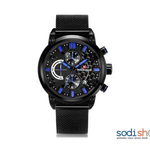 Montre de Luxe FAERDUO 8227, Haute Qualité avec Date, Bracelet en Acier Inoxydable - Pour Homme SODI00