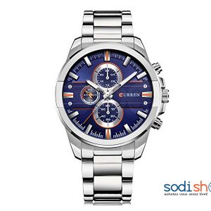 Montre de Luxe Curren 8274, Haute Qualité Pour Hommes d’Affaires, Bracelet en Acier Inoxydable SODI00