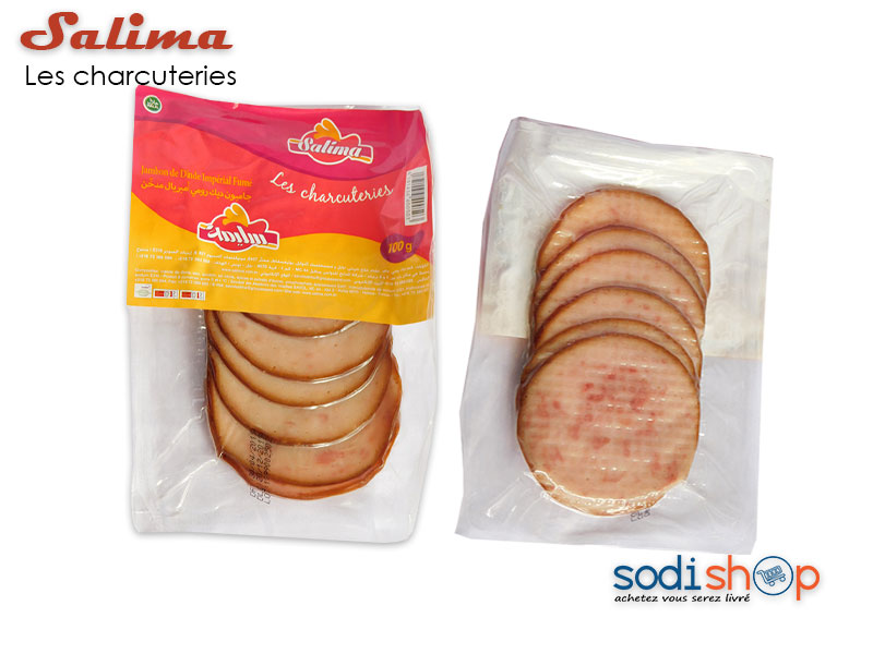Jambon Fumé à la Dinde Salima 100g Halal SM0075